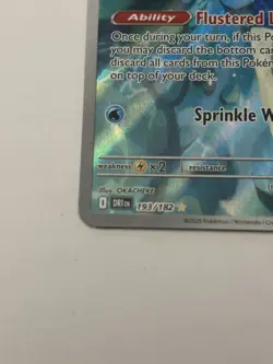 Pokemon Misty's Psyduck 193/182 Destined Rivals Illustration Rare Full Art Holo - Image 5