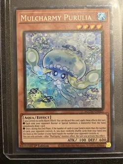 Yugioh! LP Mulcharmy Purulia - INFO-EN027 - Quarter Century Secret Rare - 1st Ed - Image 1