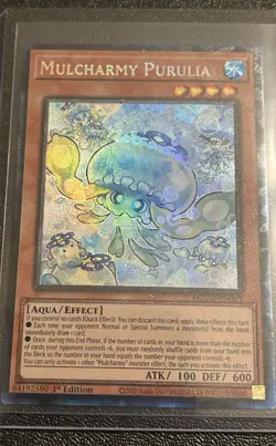 Yugioh! LP Mulcharmy Purulia - INFO-EN027 - Quarter Century Secret Rare - 1st Ed - Image 3