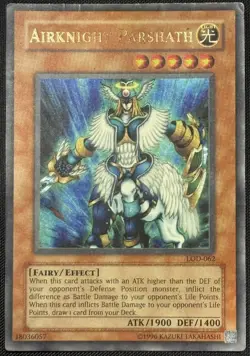 Yugioh Airknight Parshath Unlimited Edition Ultra Rare LOD-062 HP - Image 1