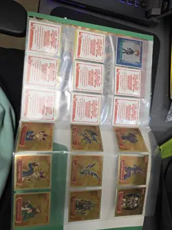 2002 Yugioh Topps Stickers MINT FULL SET, W/ Sticker Album With More Inside - Image 5