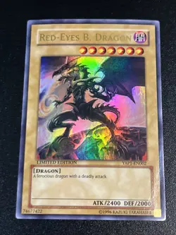 Yugioh Red-Eyes B. Dragon YAP1-EN002 Ultra Rare Anniversary - Image 1