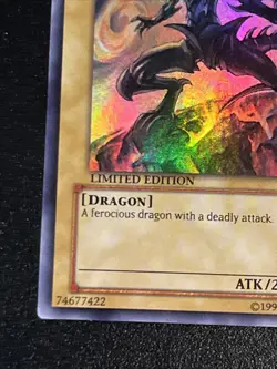 Yugioh Red-Eyes B. Dragon YAP1-EN002 Ultra Rare Anniversary - Image 5