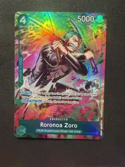OP15 Treasure Rare Roronoa Zoro OP13-037 English NM Foil - Image 1