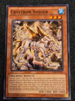 1x Crystron Smiger - INOV-EN018 - NM - Common - 1st ed - Yugioh - Image 1