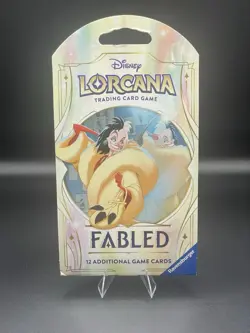 3x Packs Fabled Disney Lorcana Sleeved Booster Pack (Pack Art Set) - Image 3