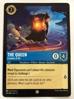 Disney Lorcana Shimmering Skies The Queen Cruelest Of All 139/204 NM - Image 1