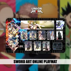 Playmat Union Arena - Sword Art Online - 24 x 14 in.(600 x 350 mm) Stitched Edge - Image 2