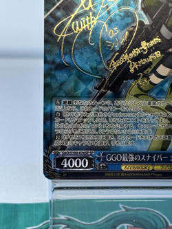 Weiss Schwarz Sword Art Online Sinon Kirito Silica Signed SP 10th Anniversary - Image 3
