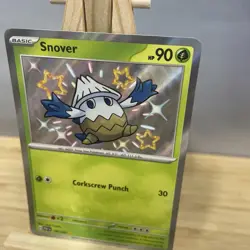 Pokemon TCG Snover 100/091 Baby Shiny Rare Holo Card S&V: Paldean Fates 100/091 - Image 3
