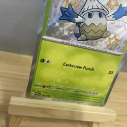 Pokemon TCG Snover 100/091 Baby Shiny Rare Holo Card S&V: Paldean Fates 100/091 - Image 4