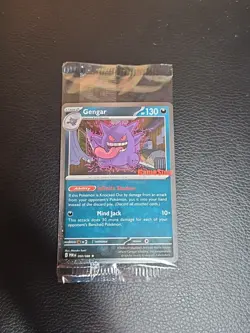 Gengar Promo Card Pokemon Perfect Order Gamestop Stamped 050/088 SEALED - Image 1