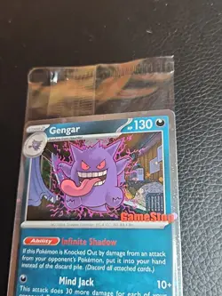 Gengar Promo Card Pokemon Perfect Order Gamestop Stamped 050/088 SEALED - Image 2