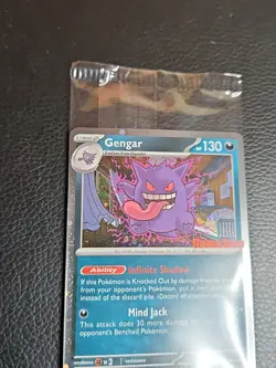 Gengar Promo Card Pokemon Perfect Order Gamestop Stamped 050/088 SEALED - Image 3