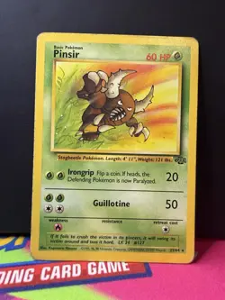 Pinsir 25/64 Near Mint Jungle Pokemon TCG Trading Card Non-holo - Image 1