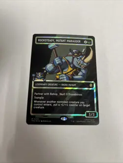 Rocksteady Mutant Marauder Borderless Surge Foil Card #0094 MTG LP - Image 1