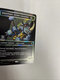 Rocksteady Mutant Marauder Borderless Surge Foil Card #0094 MTG LP - Image 2