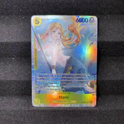 Nami EB03-053 SR Foil English One Piece TCG Card Near Mint - Image 1