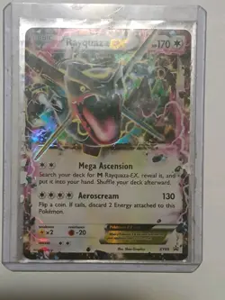 Pokemon TCG XY69 Rayquaza EX Holo Basic Card English 2016 Standard - Image 1