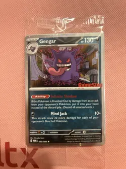 Pokemon Gengar GameStop Promo Card HP 130 050/088 English Exclusive - Image 1