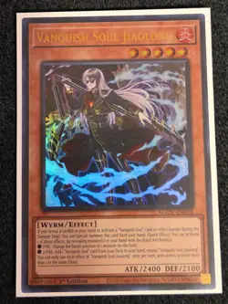 1x Vansquish Soul Jiaolong Ultra Rare Mint Yugioh AGOV-EN018 - Image 1