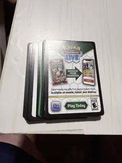 Bulk Pokemon Cards With Tin. Over 20 Online Play Code Cards Included! - Image 4