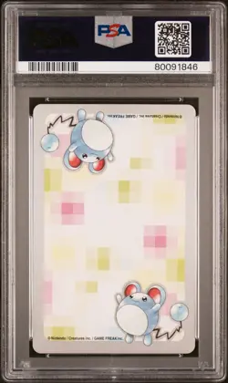PSA 10 Espeon #196C Part 2 - 6 OF HEARTS Pokemon Silver Version Poker Card 2000 - Image 2