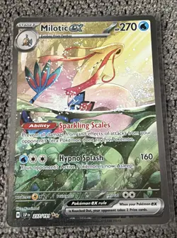 Pokemon TCG Milotic EX 237/191 Surging Sparks Special Illustration Rare Card - Image 1