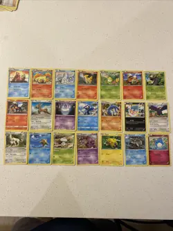 XY Era Pokemon Card Lot 65 Cards Includes Pokemon And Trainers - Image 2