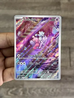 Pokemon TCG Tinkatink Scarlet & Violet Paldea Evolved Holo Card 216/193 - Image 1
