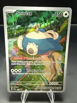 Pokemon TCG Snorlax 051 Sv: Scarlet & Violet Promo Holo Card English A - Image 2