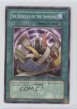 Six Scrolls of the Samurai 1st Ed. YuGiOh Crimson Crisis #CRMS-EN059 2008 - Image 1