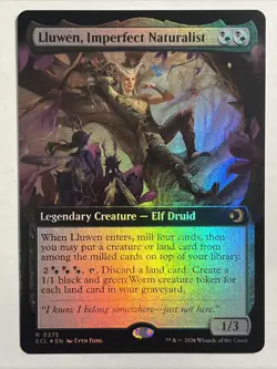 Lluwen, Imperfect Naturalist (Extended Art) Lorwyn Eclipsed Foil - Image 1
