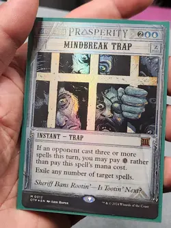 MTG Mindbreak Trap Foil Magic The Gathering Outlaws Of Thunder Junction - Image 4