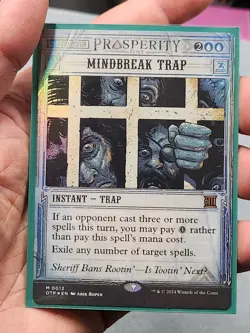 MTG Mindbreak Trap Foil Magic The Gathering Outlaws Of Thunder Junction - Image 5