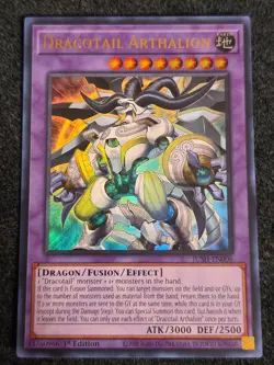Yugioh Justice Hunters - Dracotail Arthalion - Ultra Rare - JUSH-EN006 - Image 1