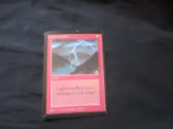 MTG Lightning Bolt Beta Regualr NM - Image 1