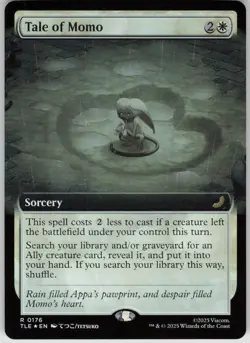 MTG Tale of Momo (Extended Art) Foil NM Avatar: The Last Airbender: Magic 176 - Image 1