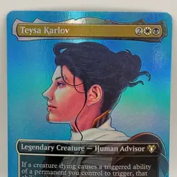 Teysa Karlov 0688 Etched Foil Borderless Profile Commander Masters MTG CMM Rare - Image 1