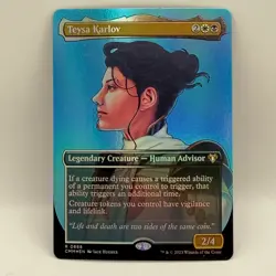 Teysa Karlov 0688 Etched Foil Borderless Profile Commander Masters MTG CMM Rare - Image 2