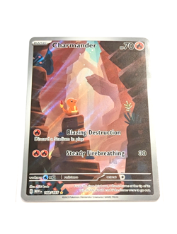 Charmander 168/165 IR Full Alt Art Holo POKEMON TCG S&V 151 Set MEW ENGLISH NM/M - Image 1