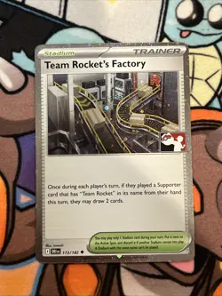 Team Rocket's Factory 173/182 DRI Prize Pack Play! Pokemon Holo Stamped NM - Image 1