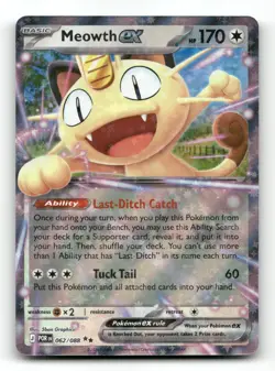 Meowth ex 062/088 - Perfect Order - Pokemon Card NM/M - Image 1