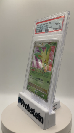 2007 Pokemon JPN D & P Dawn Dash 1st Edition Leafeon LV.X Holo PSA 10 GEM MINT - Image 2