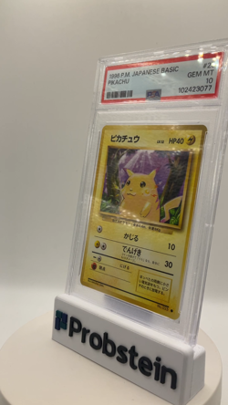 1996 Pokemon Japanese Basic #25 Pikachu PSA 10 GEM MINT - Image 2