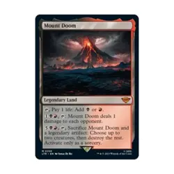 WOTC Universes Beyond: Lord of the Rings Mount Doom (MR) (Foil) NM - Image 1
