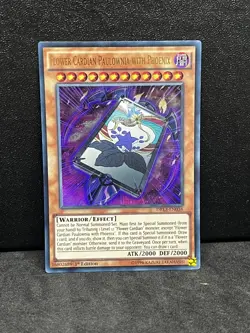 Yugioh Flower Cardian Paulownia with Phoenix DRL3-EN038 Ultra Rare 1st Ed NM - Image 1
