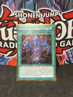 Yugioh Rank-Up-Magic Barian's Force PGL2-EN058 Gold UltraRare 1st Edition NM - Image 1