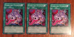 Yu-Gi-Oh! 3X Giara dell'Avarizia SDZW-IT026 1a Ed -Mint/NM Playset (deck Exodia) - Image 1