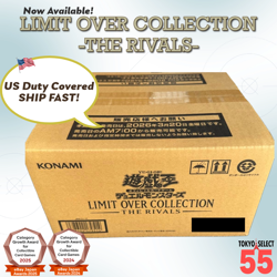 Yu-Gi-Oh! Limit Over Collection THE RIVALS Japanese Edition Sealed Case 24 Box - Image 1